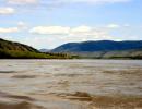 attraversamento dello yukon river nei pressi di Dawson city